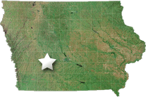 Casey IA map